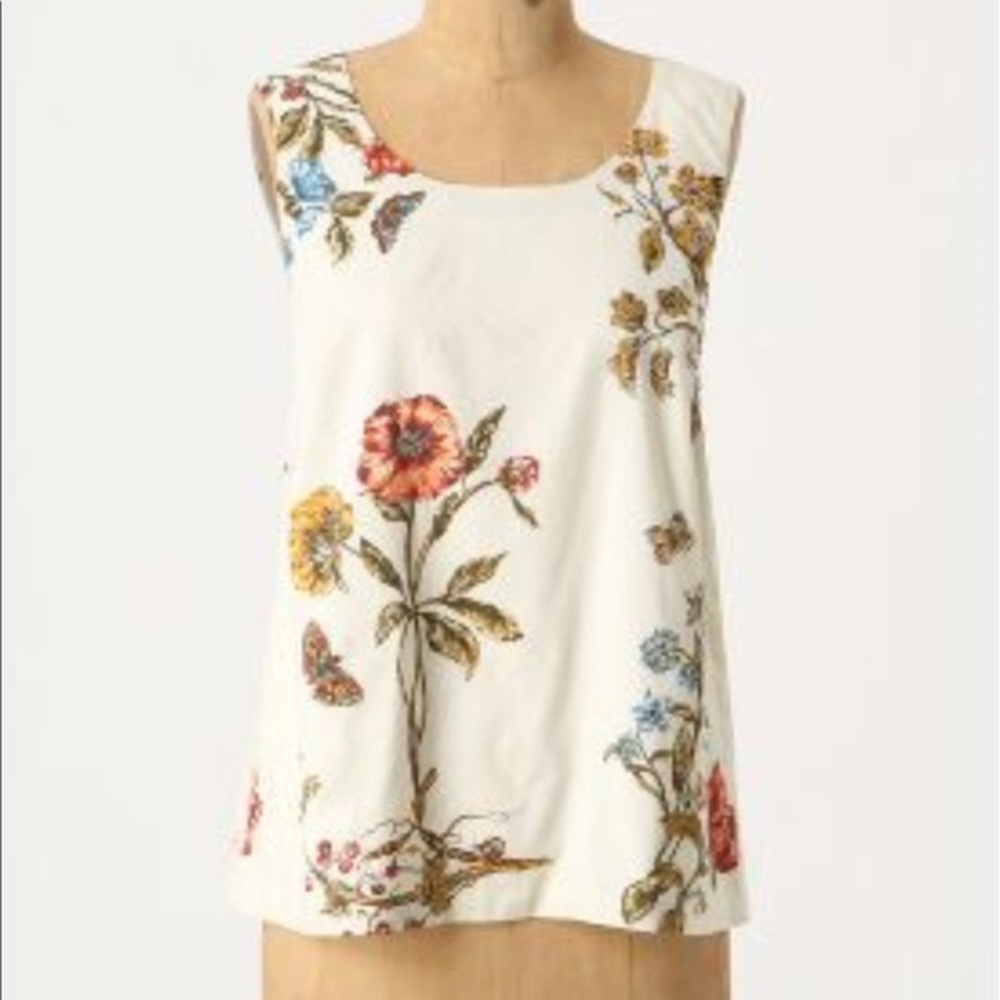 Anthropologie Meadow Rue Floral Top - size 8